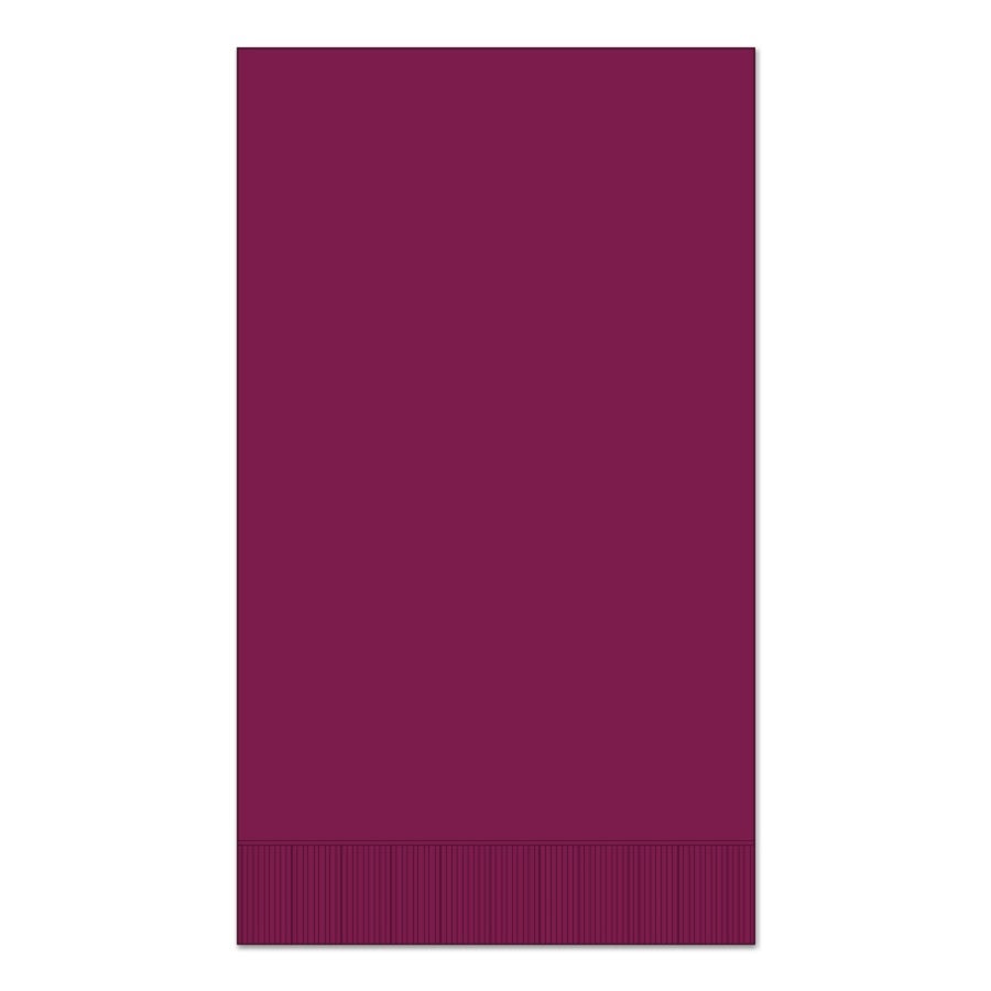 Napkins, Dinner, 2-Ply, Maroon, 1/8 Fold, 15 x 17 Inch,1 - 1000 COUNT