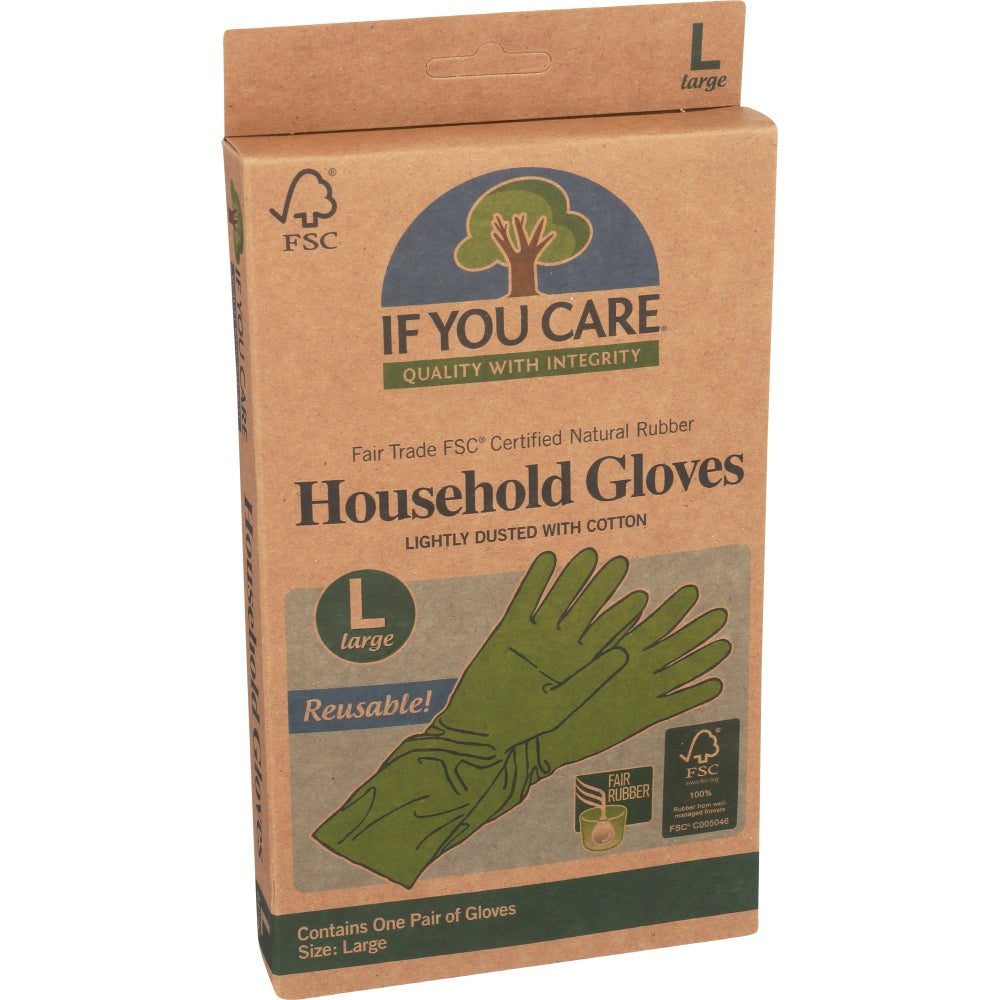 Gloves, Latex Household, Large,12 - 2 PIECE