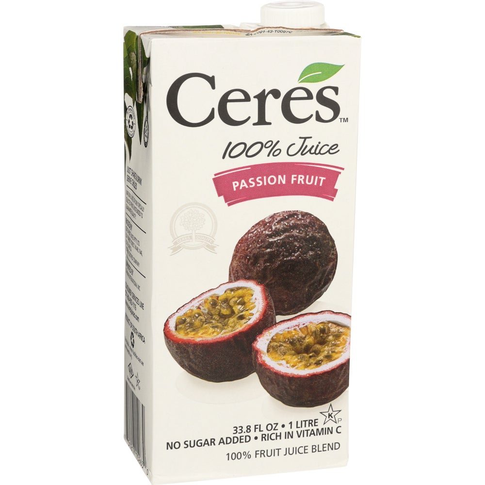 Juice Blend, Passion Fruit, 100%,12 - 33.8 FLUID