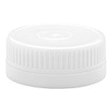 Caps, Replacement, Tamper-Evident, Plastic, White, Fits 12 Ounce Square Bottle,1 - 10 COUNT