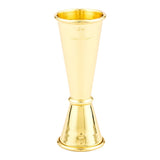 Jigger, Double, 1 & 2 Ounce, Gold Plated, 2 Ounce,1 - 1 EACH