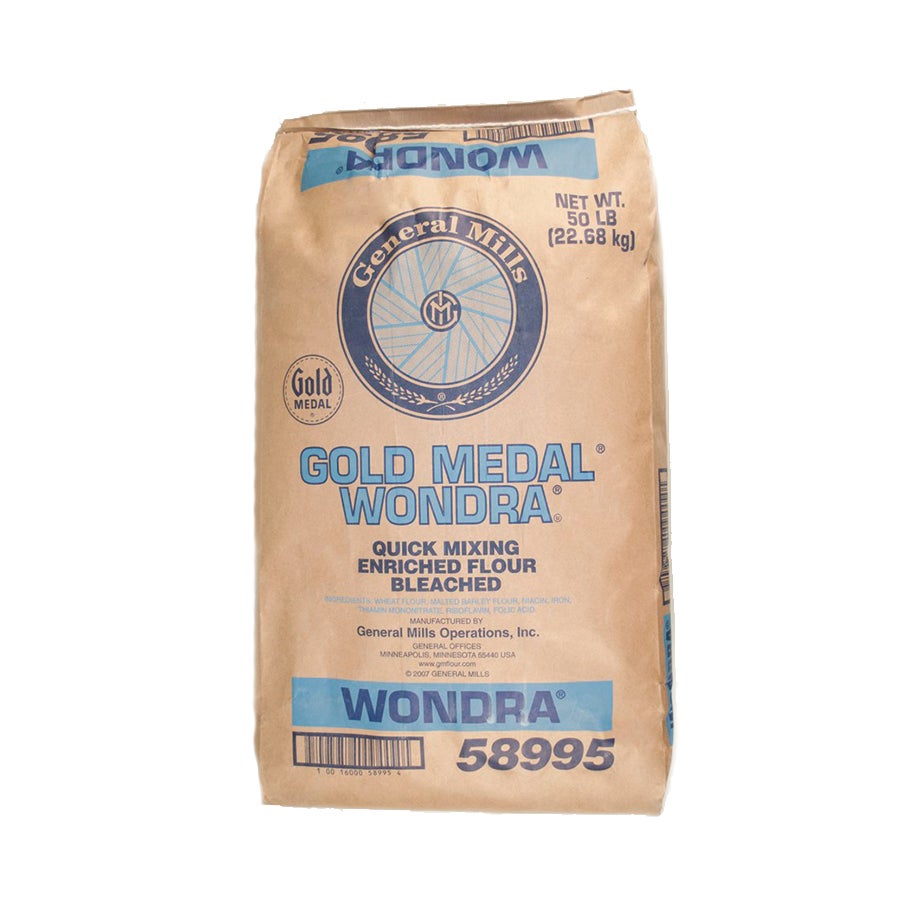 Flour, Quick Mixing, Bleached Enriched Malted,1 - 50 POUND