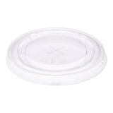 Lid, Flat, Visage, Plastic, Clear, Fits 20 Ounce Cups,1 - 1000 COUNT
