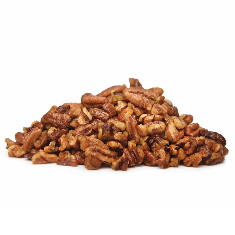 Pecans, Large, Candied & Unsalted, Pieces,3 - 2 POUND