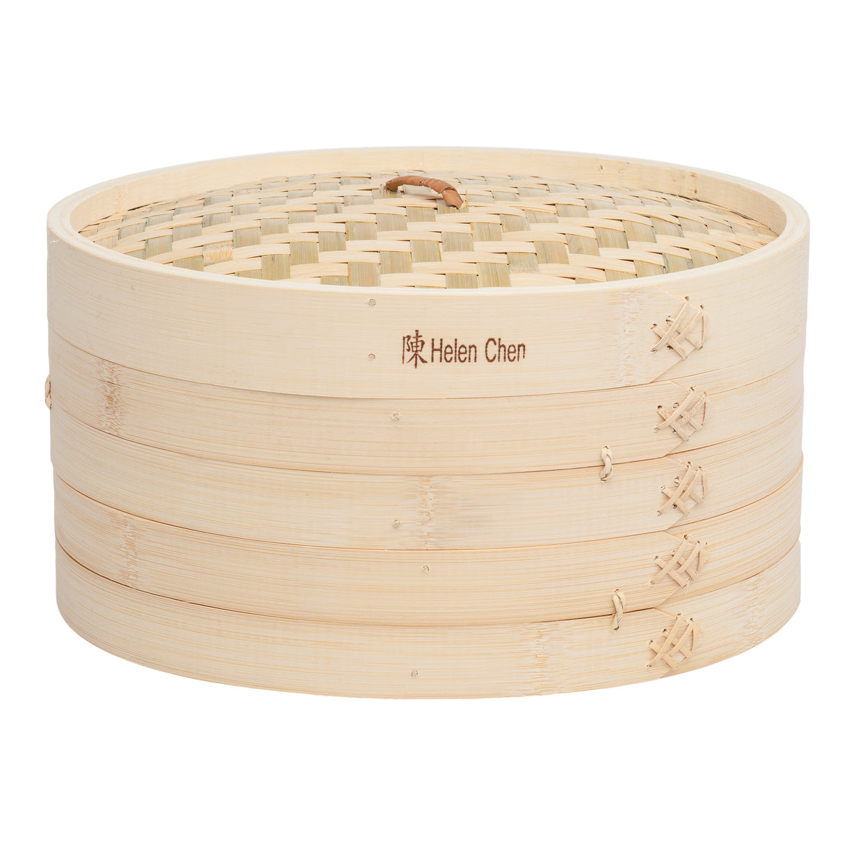 Steamer, 12 Inch, Bamboo, with Lid,1 - 1 EACH