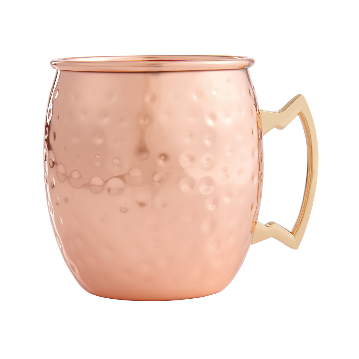 Mugs, 16 Ounce, Hammered Copper,4 - 1 EACH