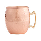 Mugs, 16 Ounce, Hammered Copper,4 - 1 EACH