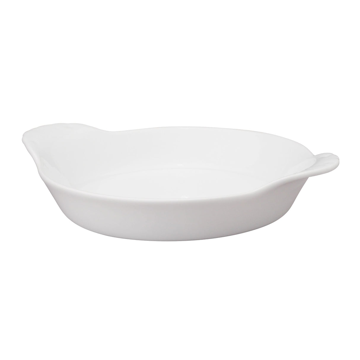 Dish, Au Gratin, Porcelain, 4 Ounce, White, Round,6 - 1 EACH
