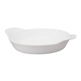 Dish, Au Gratin, Porcelain, 4 Ounce, White, Round,6 - 1 EACH