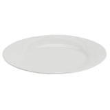 Plate, Salad, Porcelain, 7.5 Inch, Wide Rim, White, Undecorated,36 - 1 EACH
