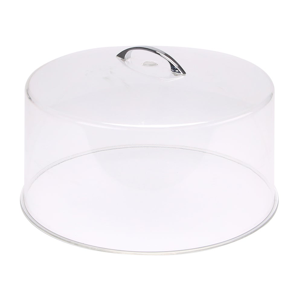 Cover, Cake, 12 Inch, Clear, with Chrome Handle,1 - 1 EACH