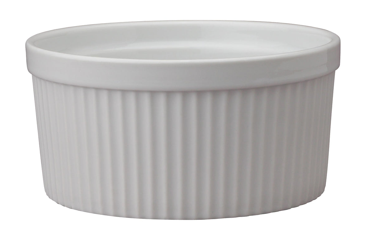 Ramekin, Porcelain, 32 Ounce, White, Round,1 - 1 EACH