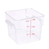 Pans, Food, 6 Quart, Square, 9 x 9 x 7.50 Inch Clear, Plastic,10 - 1 EACH