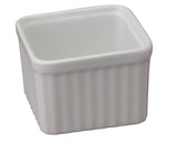 Ramekins, Porcelain, 6 Ounce, White, Square,6 - 1 EACH