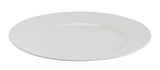 Plate, Buffet, Porcelain, 12 Inch, Wide Rim, White, Undecorated,12 - 1 EACH