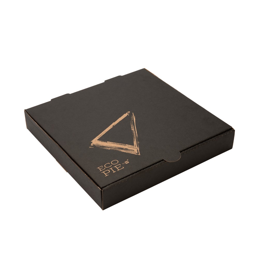 Boxes, Pizza, 14.25 x 14.25 x 1.75 Inch, Kraft & Black, Printed,50 - 1 EACH