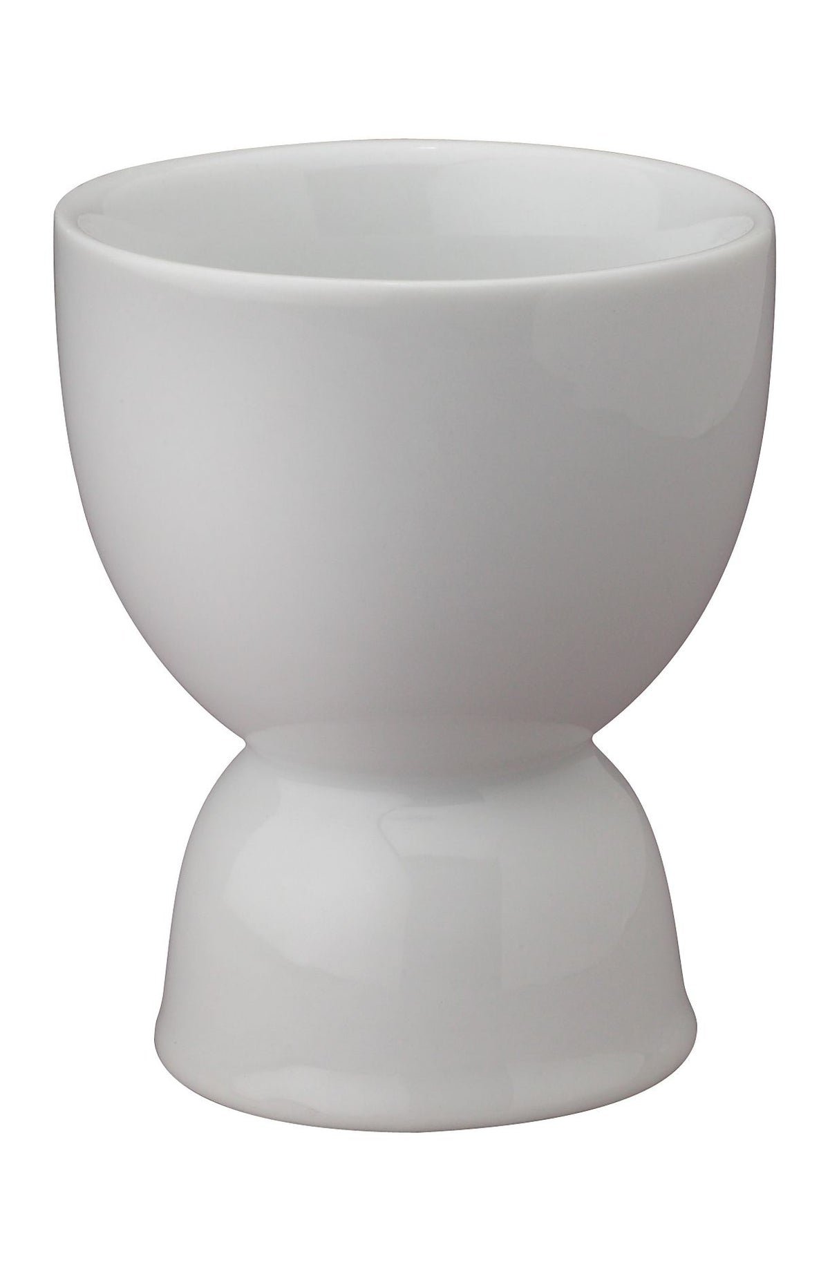 Cups, Double Egg, Porcelain, 3.25 x 2.5 Inch, White,6 - 1 EACH