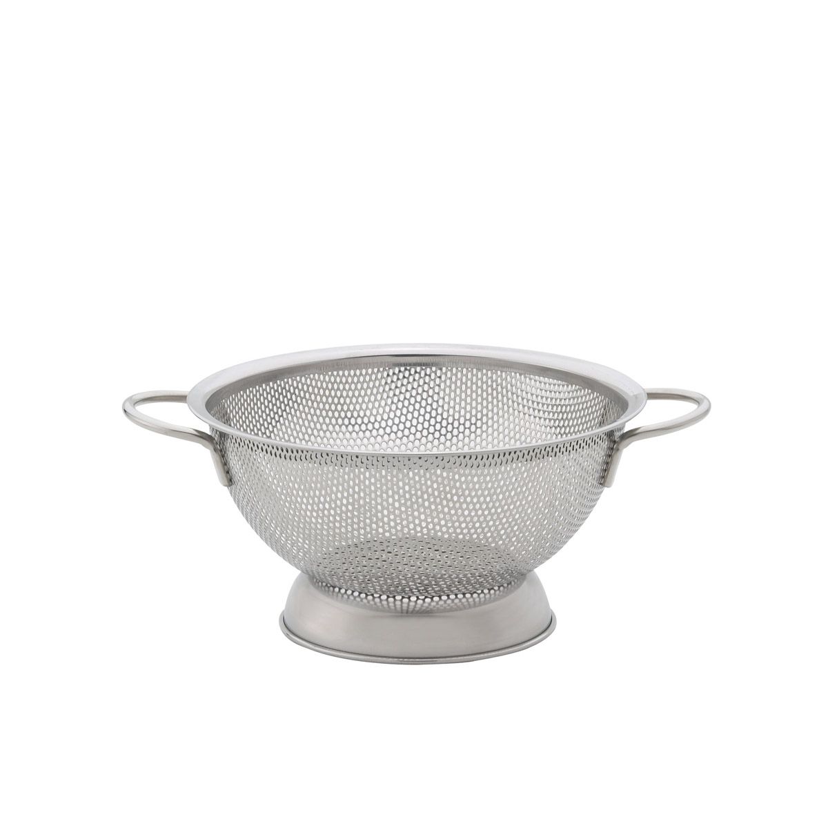 Colander, 7.5 Inch, Stainless Steel, Perforated,6 - 1 EACH