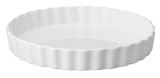 Dish, Quiche, Porcelain, 11 x 1.25 Inch, White,1 - 1 EACH