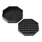 Trays, Drip, 4 Inch, Octagon, Black, Plastic, with Removable Grate,10 - 1 EACH