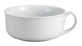 Mug, Cereal, 28 Ounce, Oversized, White, Porcelain,12 - 1 EACH