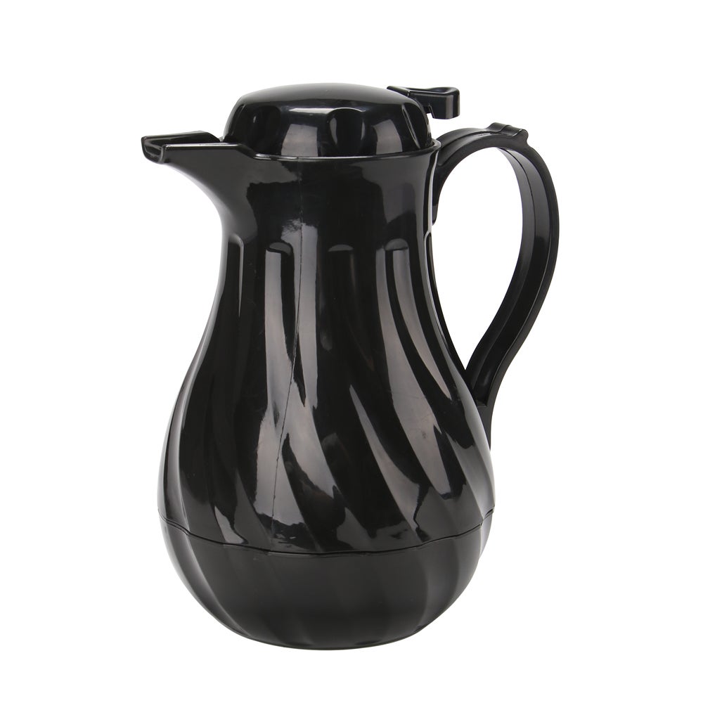 Carafe, Thermal, 64 Ounce, Black, Push-Button,10 - 1 EACH