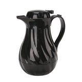 Carafe, Thermal, 64 Ounce, Black, Push-Button,10 - 1 EACH