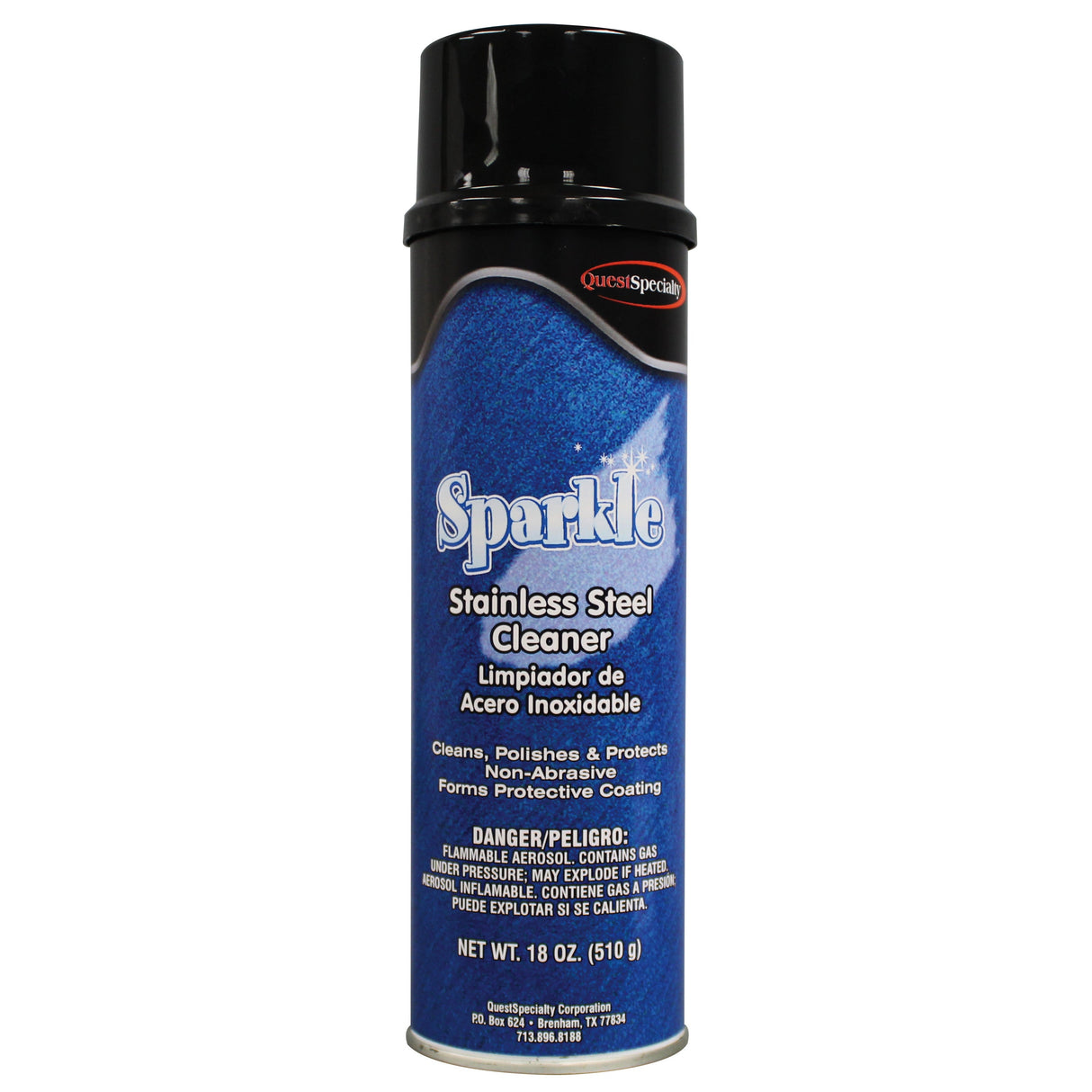 Cleaner, Stainless Steel, Water-Based,12 - 18 OUNCE