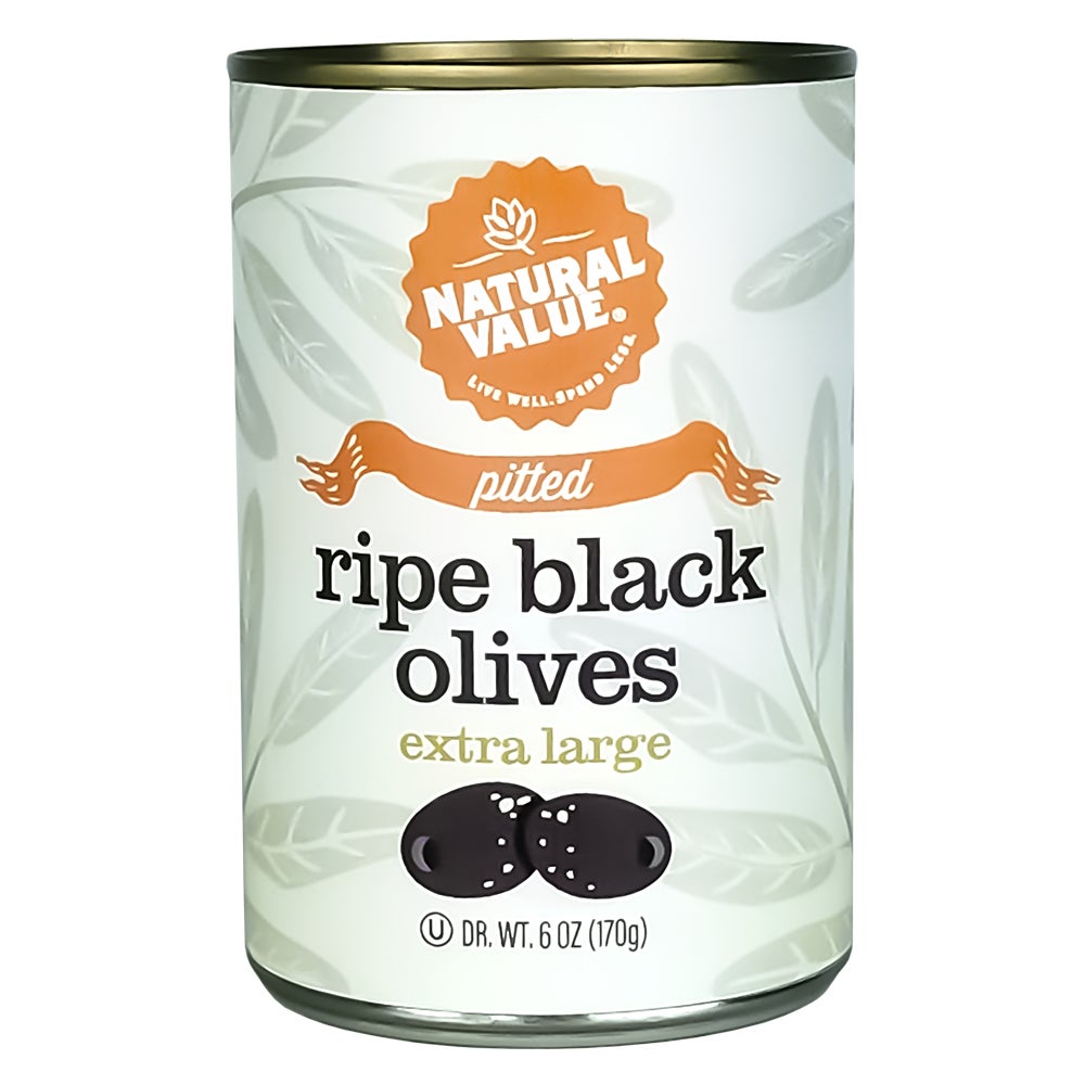 Olives, Black, Extra Large, Pitted,24 - 6 OUNCE