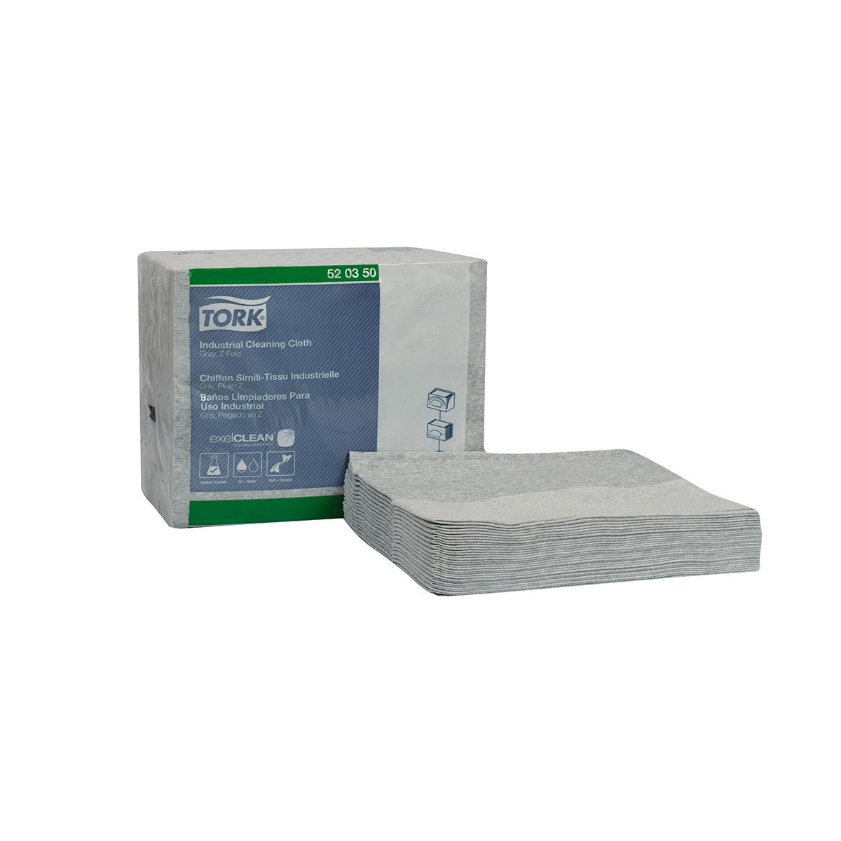 Wipers, Cleaning, Industrial, Grey, 12.6 x 15.16 Inch,8 - 55 COUNT