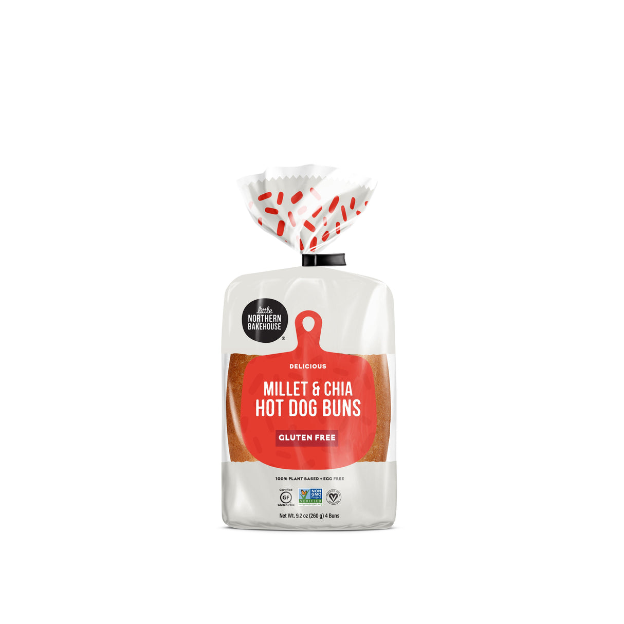 Buns, Hot Dog, Millet & Chia, 2.3 Ounce,6 - 4 COUNT
