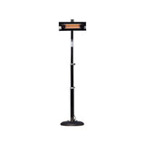 Heater, Patio, Telescoping Offset Pole, Black, Powder Coated Steel, Infrared, Electric,1 - 1 EACH