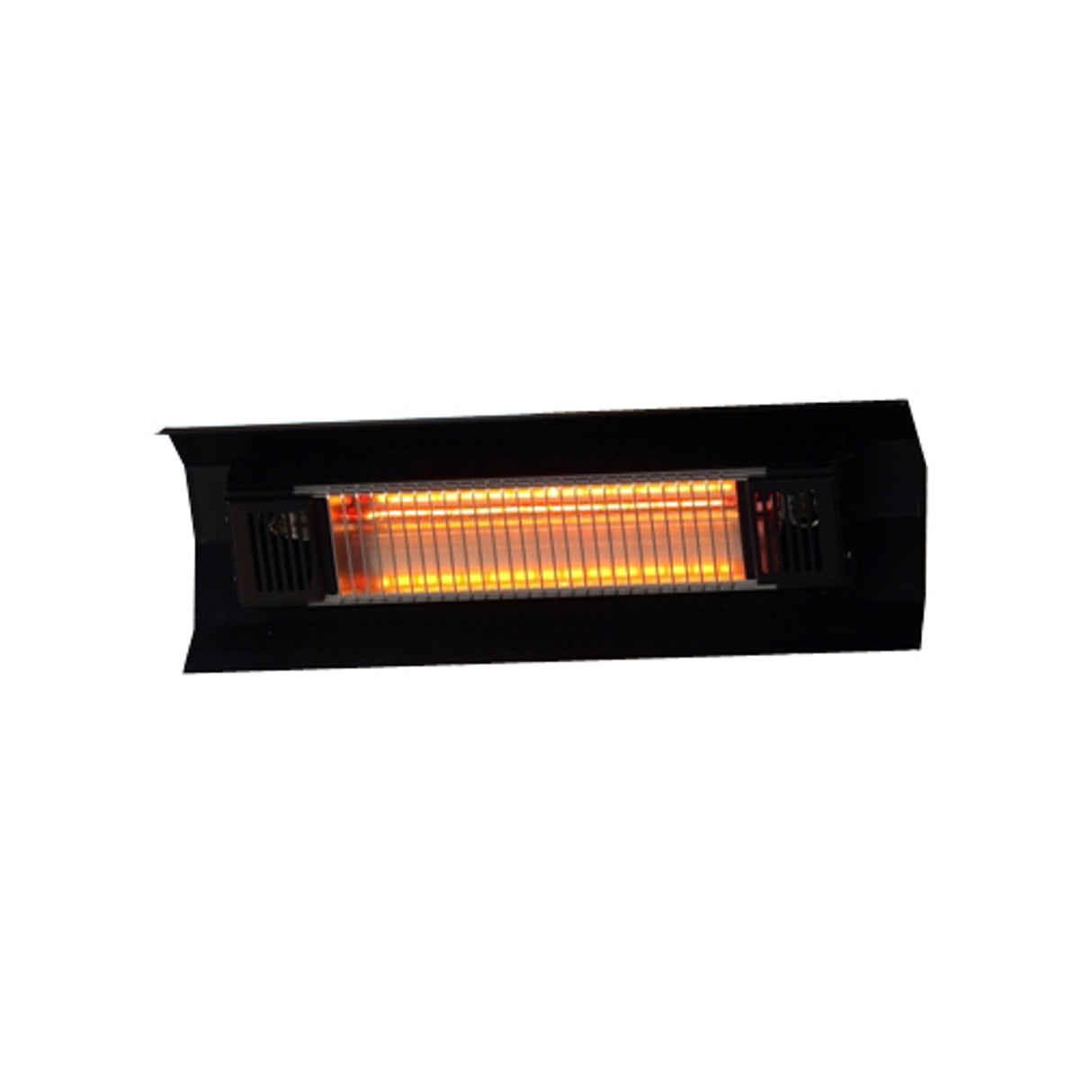 Heater, Patio, Wall-Mount, Black, Steel, Infrared, Electric,1 - 1 EACH