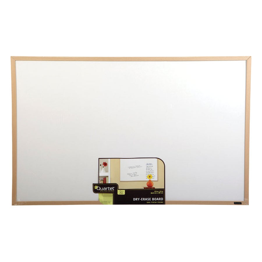 Whiteboard, Dry Erase, 23 x 35 Inch, Wood Frame, Natural,1 - 1 EACH