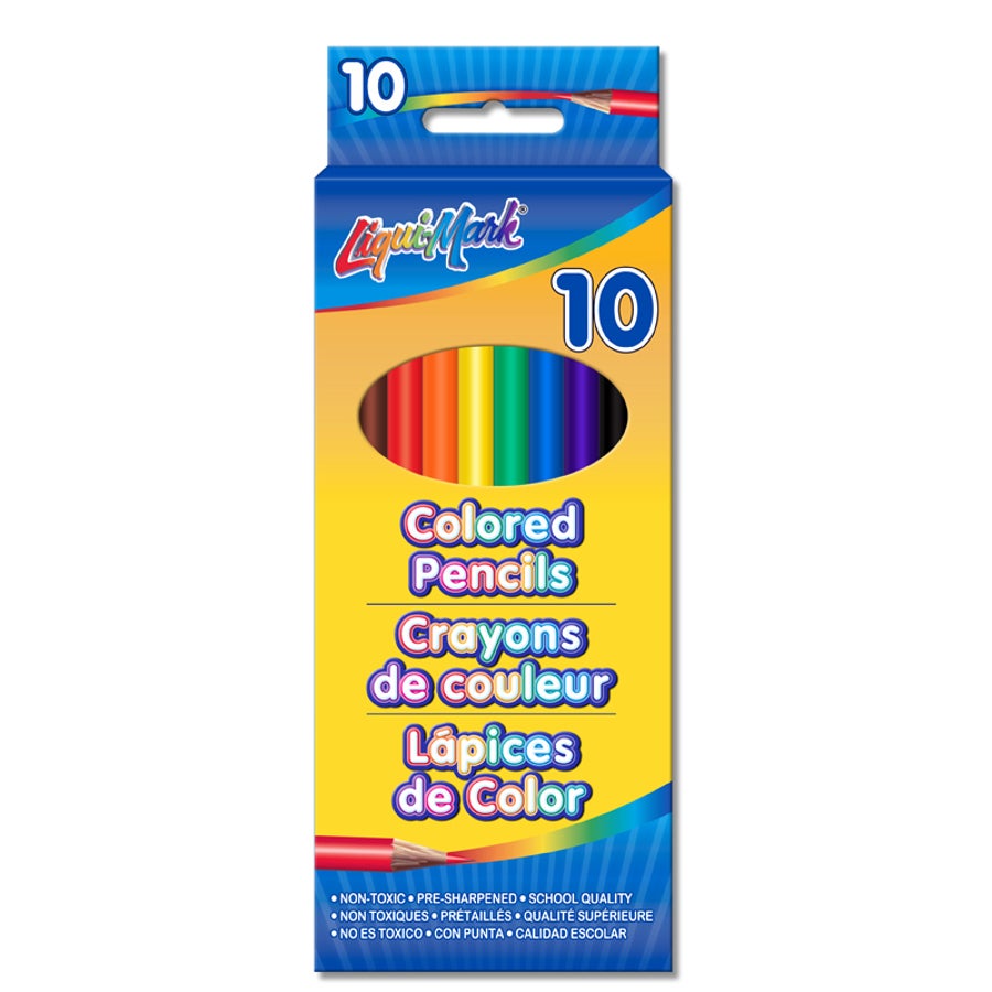 Pencils, Colored, 7 Inch, Assorted Color,60 - 10 PIECE