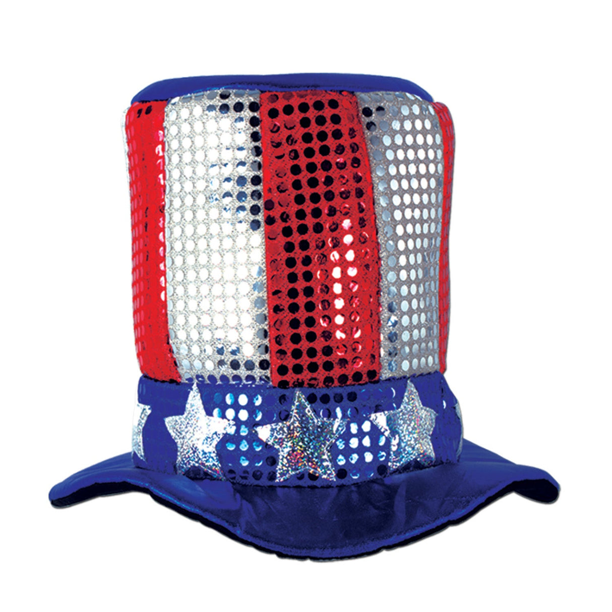 Hats, Top, Glitz 'N Gleam Uncle Sam,1 - 12 COUNT