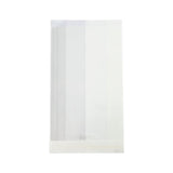 Bags, Bread, 6 x 2.5 x 10 Inch, Paper, White, with Window, Medium,1 - 100 COUNT