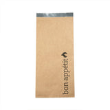 Bags, 5.5 x 3.25 x 12 Inch, Foil Paper, Kraft, Printed,1 - 100 COUNT