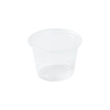 Cups, Portion, 1 Ounce, Plastic, Clear, Round,1 - 2000 COUNT