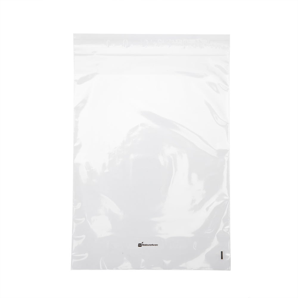 Bags, Sealable, 10 x 8 Inch, Plastic, Clear, with Plastic Lip & Tape,1 - 100 COUNT