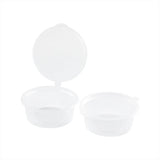 Cups, Portion, 1.5 Ounce, Plastic, Clear, Round, Hinged Lid,1 - 2000 COUNT
