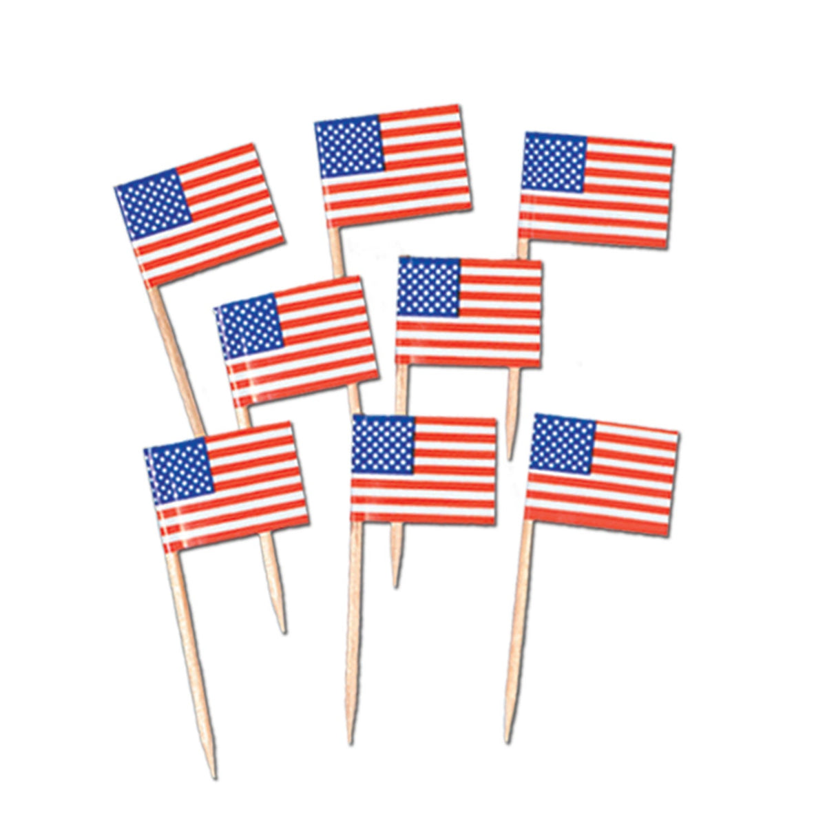Picks, Food, US Flag,1 - 12 COUNT
