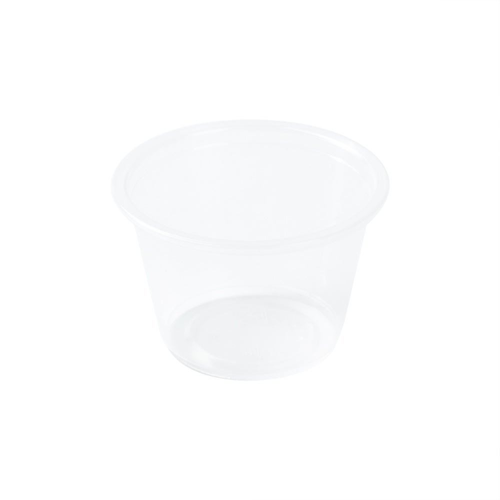Cups, Portion, 4 Ounce, Plastic, Clear, Round,1 - 2000 COUNT