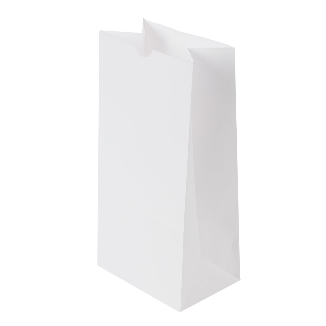 Bags, 6 x 4 x 11.75 Inch, Paper, White,1 - 100 COUNT
