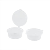 Cups, Portion, 2 Ounce, Plastic, Clear, Round, Hinged Lid,1 - 2000 COUNT