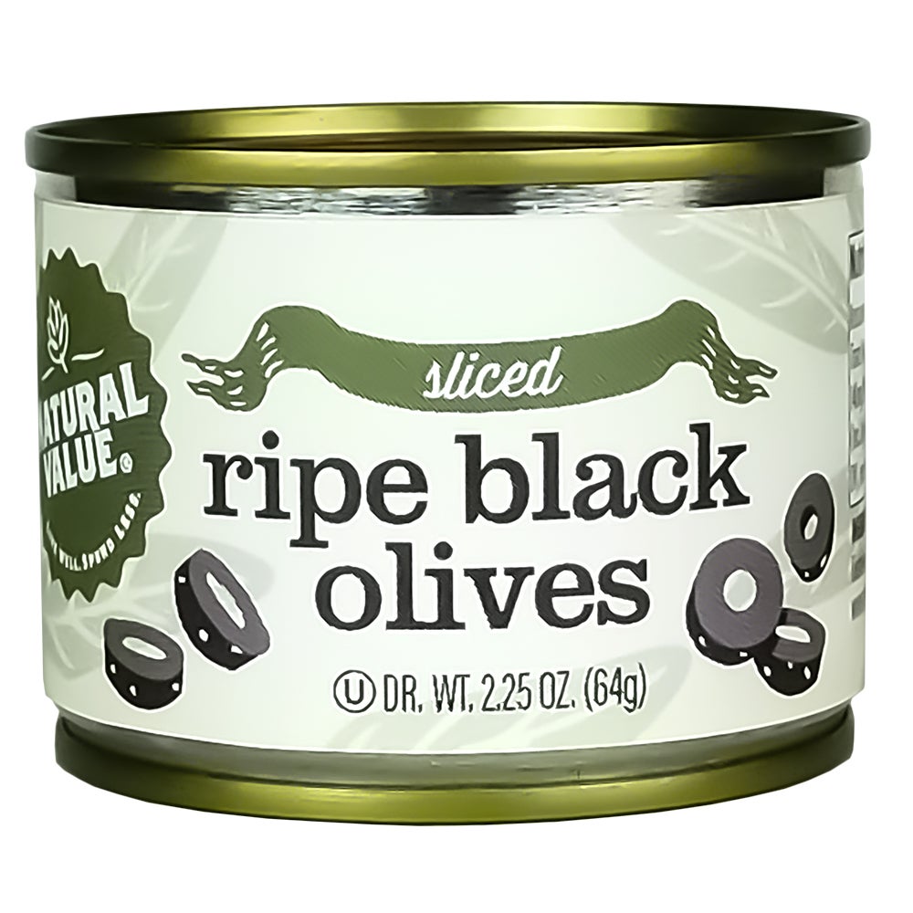 Olives, Black, Sliced,24 - 2.25 OUNCE