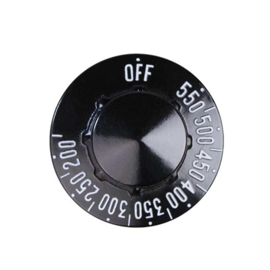Replacement Part, Knob, Thermostat, 550 to 200 Degrees Fahrenheit, D Stem Flat Left,1 - 1 EACH