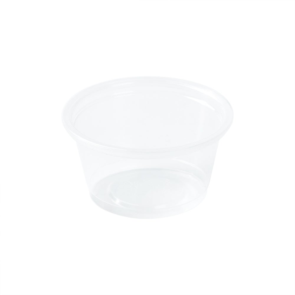 Cups, Portion, .8 Ounce, Plastic, Clear, Round,1 - 2000 COUNT