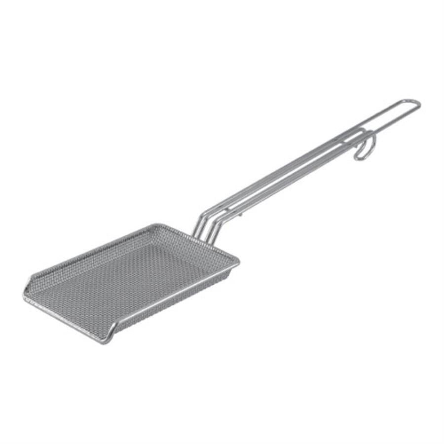 Scoop, Fryer, 4 x 6 Inch, Wire Mesh, with 13 Inch Handle,1 - 1 EACH