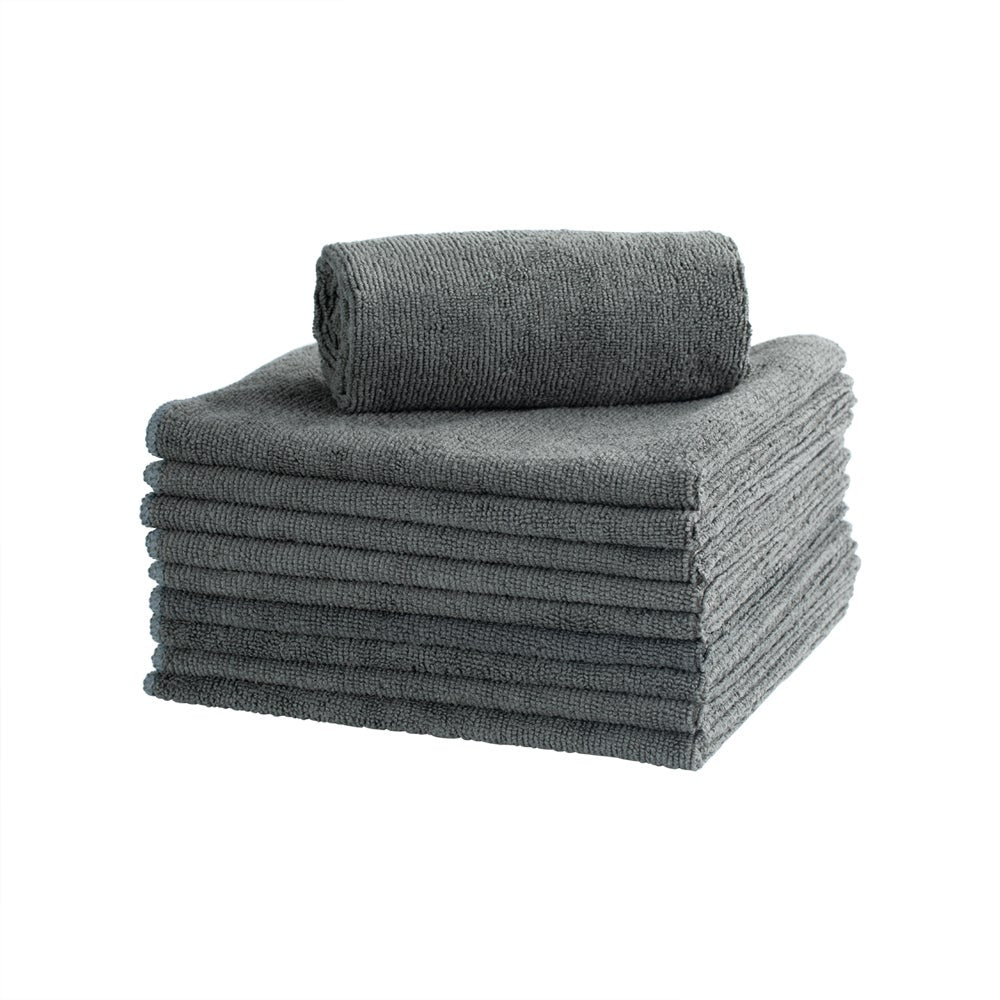 Cloths, Microfiber, Gray, 16 x 16 Inch,1 - 100 COUNT